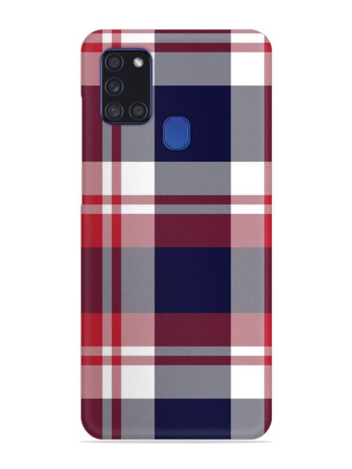 Classic Plaid Tartan Snap Case for Samsung Galaxy A21S Zapvi