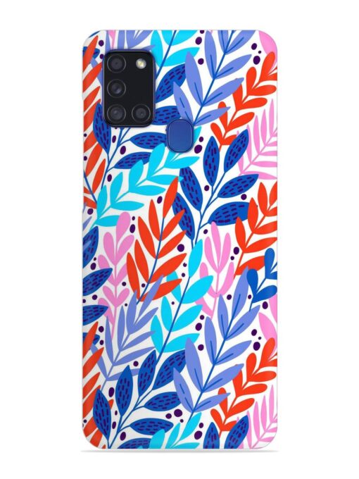 Bright Floral Tropical Snap Case for Samsung Galaxy A21S Zapvi