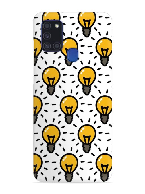 Light Bulb Seamless Snap Case for Samsung Galaxy A21S