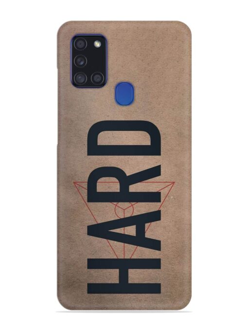 Hard Typo Snap Case for Samsung Galaxy A21S Zapvi