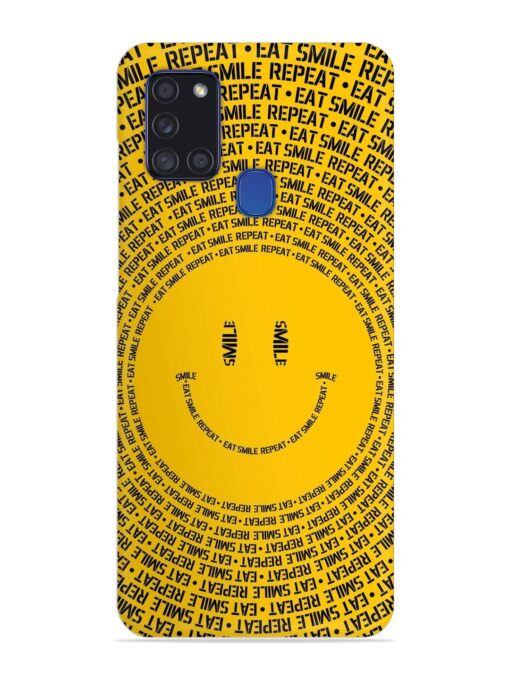 Smiley Snap Case for Samsung Galaxy A21S Zapvi