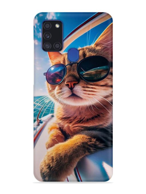 Cat In Style Snap Case for Samsung Galaxy A21S Zapvi