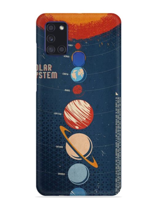 Solar System Vector Snap Case for Samsung Galaxy A21S