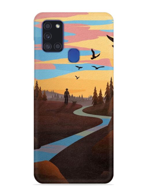 Natural Landscape Art Snap Case for Samsung Galaxy A21S Zapvi