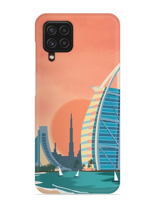 Dubai Architectural Scenery Snap Case for Samsung Galaxy A22 (4G) Zapvi