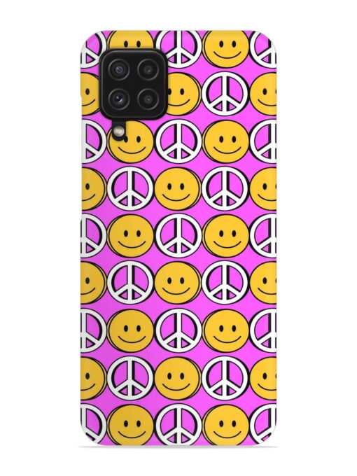 Smiley Face Peace Snap Case for Samsung Galaxy A22 (4G)