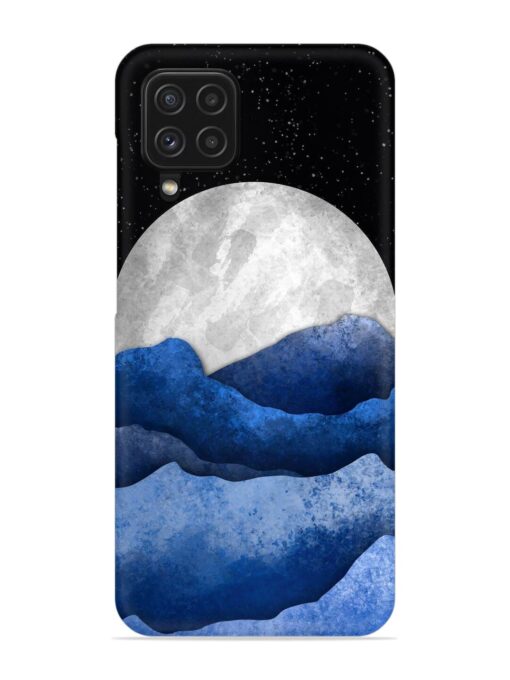 Full Moon Mountain Vector Snap Case for Samsung Galaxy A22 (4G)