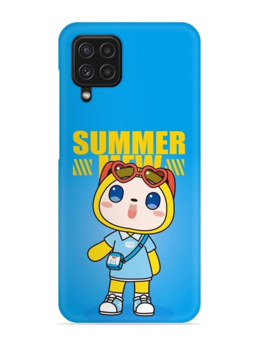 Summer Mew Cartoon Snap Case for Samsung Galaxy A22 (4G)