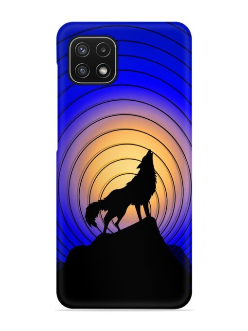 Fox Roaring Design Snap Case for Samsung Galaxy A22 (5G) Zapvi