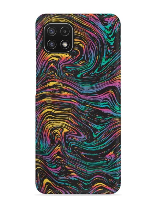 Abstract Liquid Colors Snap Case for Samsung Galaxy A22 (5G) Zapvi