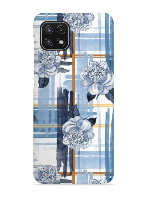 Watercolor Pattern Rose Snap Case for Samsung Galaxy A22 (5G) Zapvi