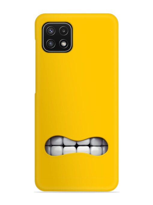 Mouth Character On Snap Case for Samsung Galaxy A22 (5G) Zapvi