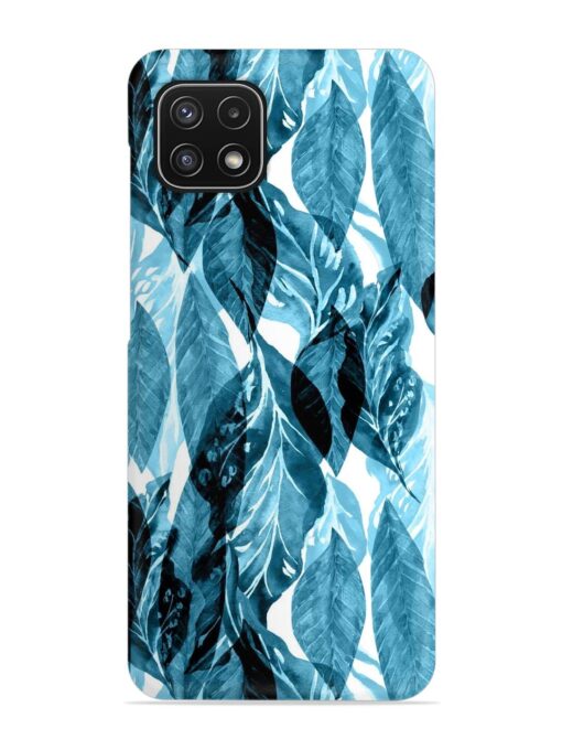 Leaves Pattern Jungle Snap Case for Samsung Galaxy A22 (5G) Zapvi