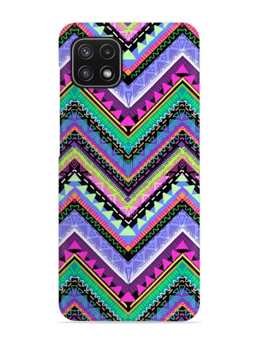 Tribal Aztec Print Snap Case for Samsung Galaxy A22 (5G) Zapvi