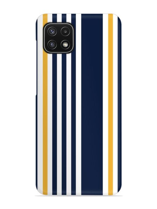 Seamless Stripe Pattern Snap Case for Samsung Galaxy A22 (5G) Zapvi