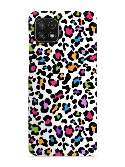 Seamless Leopard Pattern Snap Case for Samsung Galaxy A22 (5G) Zapvi