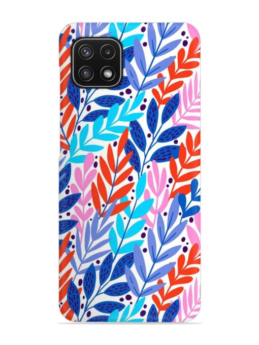 Bright Floral Tropical Snap Case for Samsung Galaxy A22 (5G) Zapvi