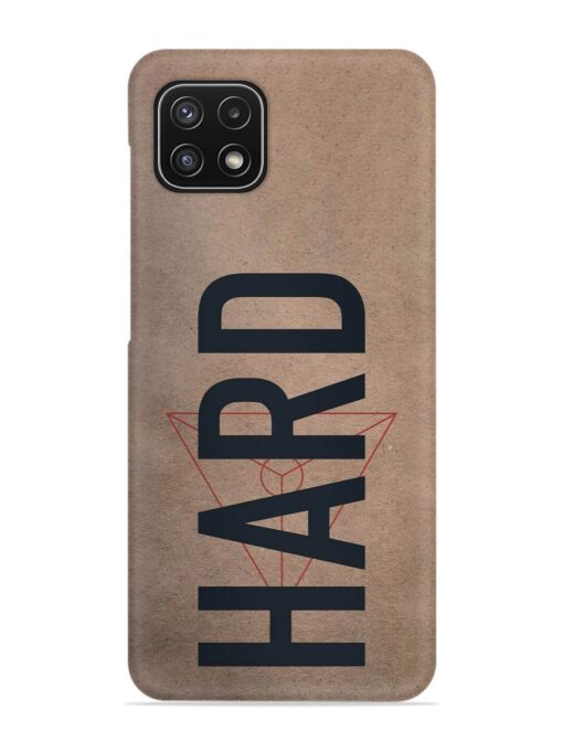 Hard Typo Snap Case for Samsung Galaxy A22 (5G) Zapvi