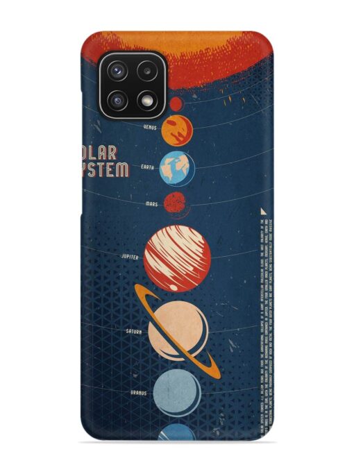 Solar System Vector Snap Case for Samsung Galaxy A22 (5G)