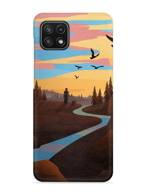 Natural Landscape Art Snap Case for Samsung Galaxy A22 (5G) Zapvi