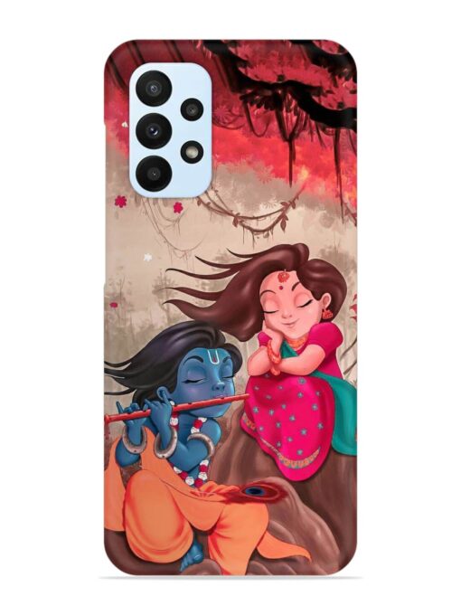 Radhe Krishna Water Art Snap Case for Samsung Galaxy A23