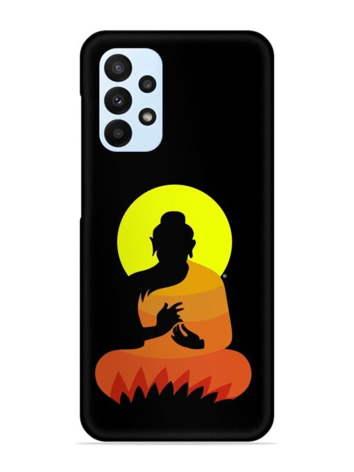 Buddha Art Black Snap Case for Samsung Galaxy A23 Zapvi