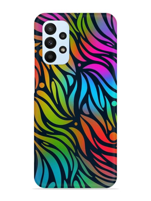 Abstract Leaf Design Snap Case for Samsung Galaxy A23