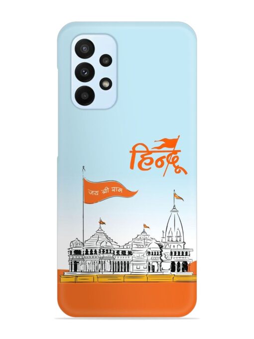 Ram Mandir Hindu Snap Case for Samsung Galaxy A23 Zapvi