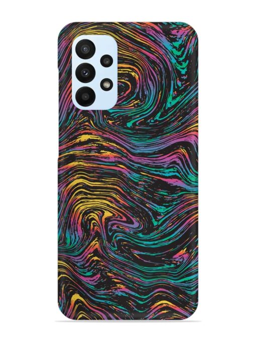 Abstract Liquid Colors Snap Case for Samsung Galaxy A23 Zapvi