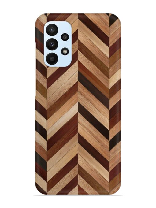 Seamless Wood Parquet Snap Case for Samsung Galaxy A23 Zapvi