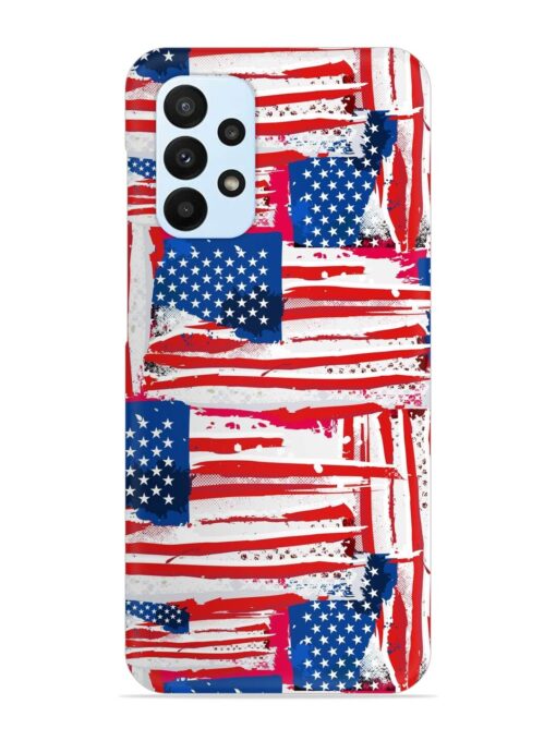 Usa Flag Seamless Snap Case for Samsung Galaxy A23