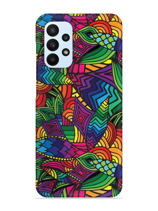 Abstract Multicolor Seamless Snap Case for Samsung Galaxy A23