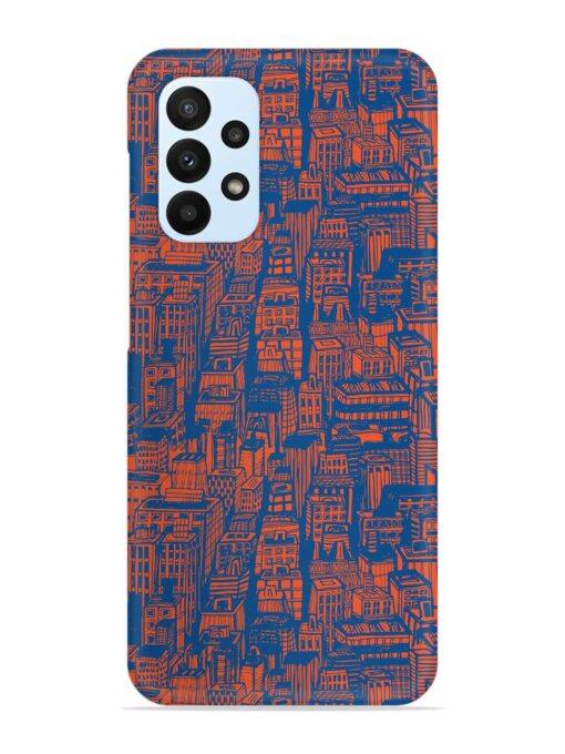 Hand Drawn Seamless Snap Case for Samsung Galaxy A23