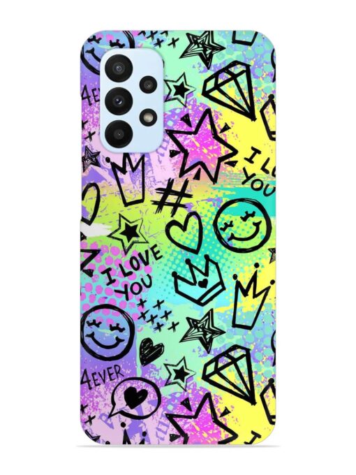 Bright Seamless Pattern Snap Case for Samsung Galaxy A23