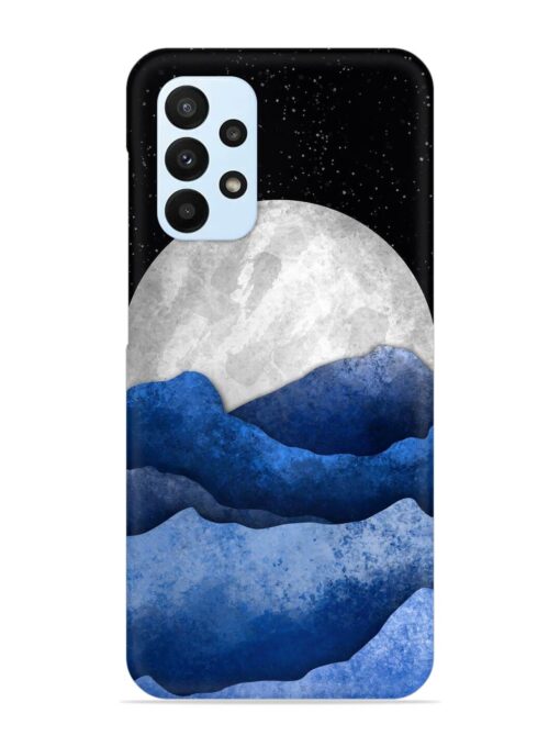 Full Moon Mountain Vector Snap Case for Samsung Galaxy A23