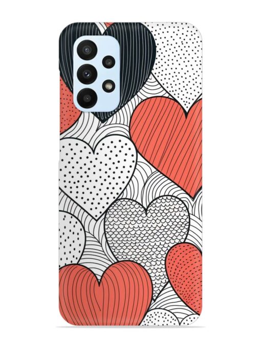 Girly Heart Seamless Snap Case for Samsung Galaxy A23