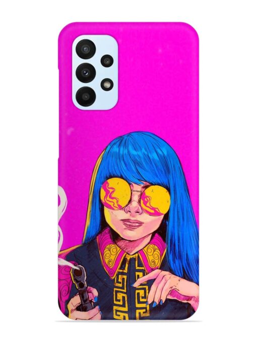 Aesthetic Anime Girl Snap Case for Samsung Galaxy A23