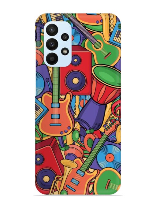 Colorful Music Art Snap Case for Samsung Galaxy A23