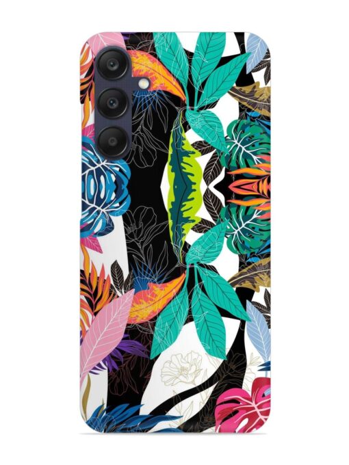 Floral Pattern Bright Snap Case for Samsung Galaxy A25 (5G)