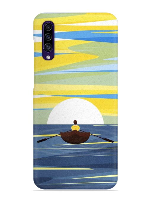 Rowing Person Ferry Paddle Snap Case for Samsung Galaxy A30S Zapvi