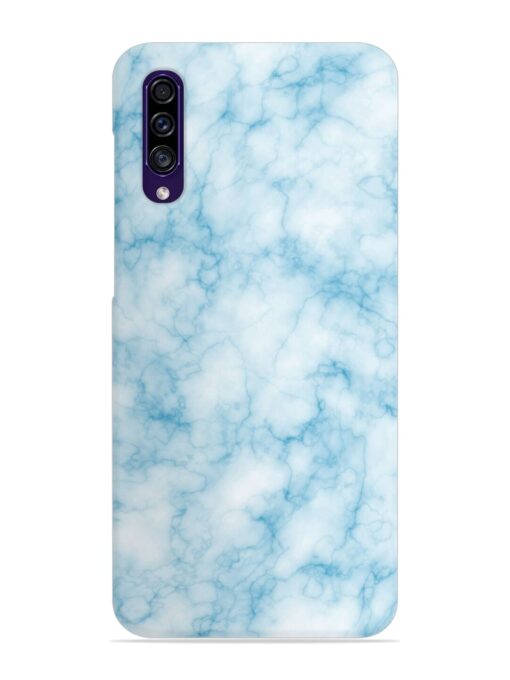 Blue White Natural Marble Snap Case for Samsung Galaxy A30S Zapvi