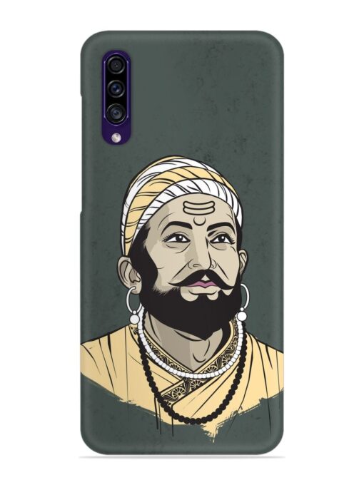 Shivaji Maharaj Vector Art Snap Case for Samsung Galaxy A30S Zapvi