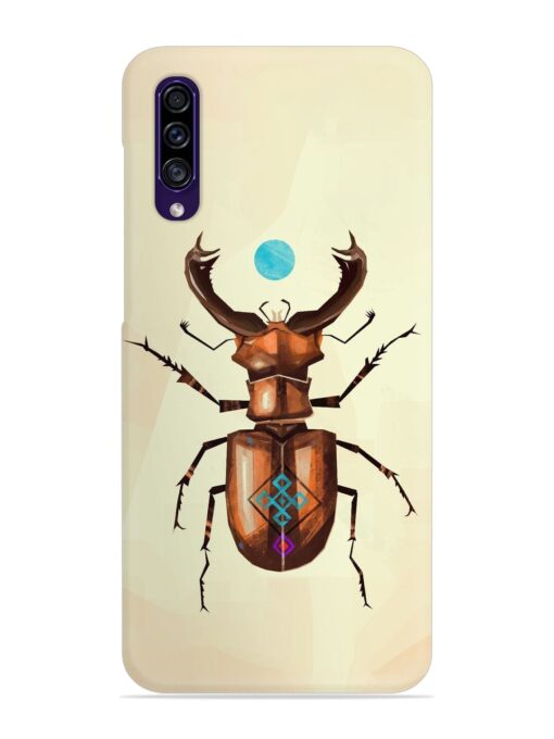 Stag Beetle Vector Snap Case for Samsung Galaxy A30S Zapvi