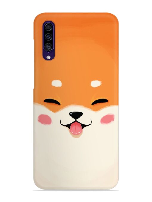 Cute Dog Face Vector Snap Case for Samsung Galaxy A30S Zapvi