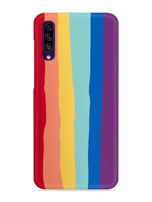 Rainbow Genuine Liquid Snap Case for Samsung Galaxy A30S