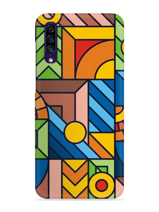 Colorful Geometric Snap Case for Samsung Galaxy A30S Zapvi