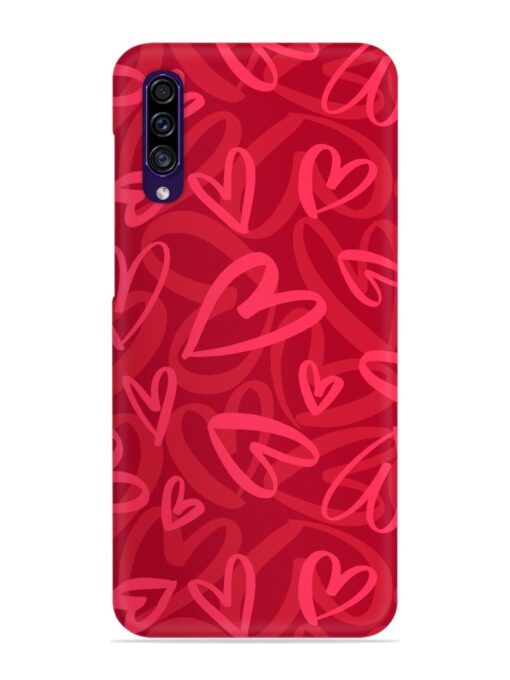 Seamless Romantic Pattern Snap Case for Samsung Galaxy A30S Zapvi