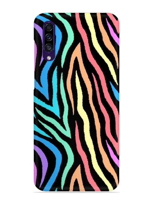 Colorful Abstract Zebra Snap Case for Samsung Galaxy A30S Zapvi