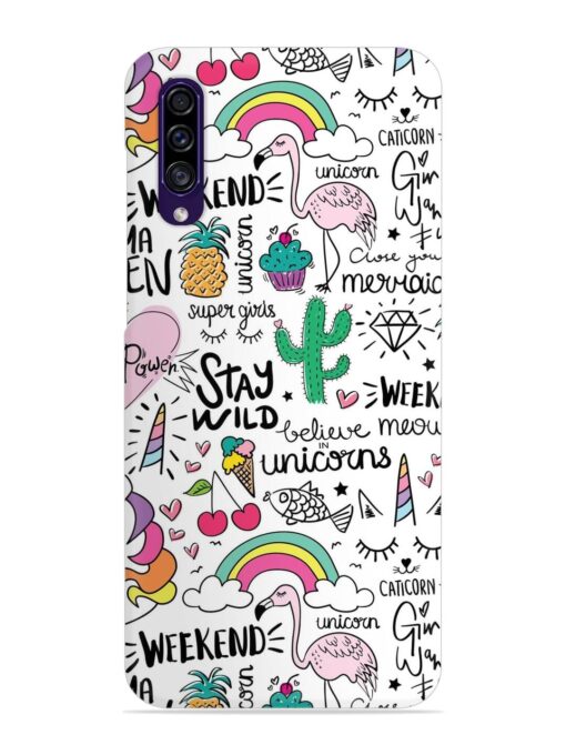 Unicorn Ice Cream Snap Case for Samsung Galaxy A30S