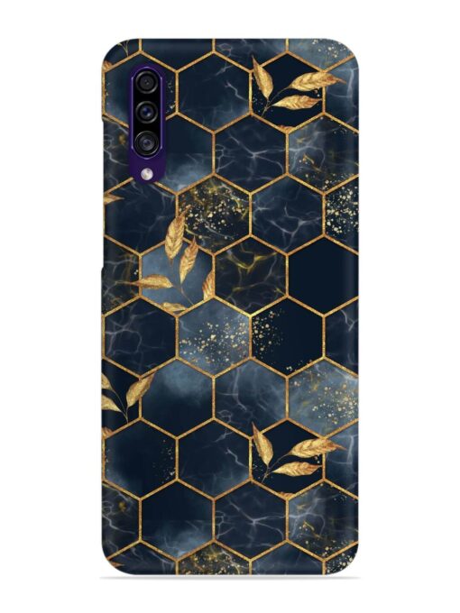 Marble Hexagon Seamless Snap Case for Samsung Galaxy A30S Zapvi